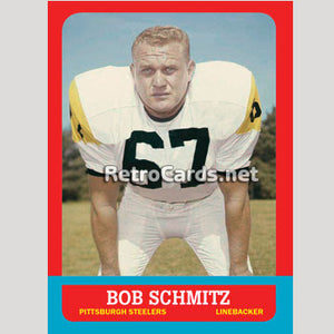1963T Bob Schmitz Pittsburgh Steelers