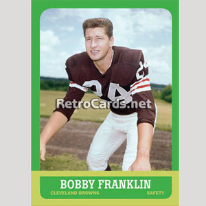 1963T Bobby Franklin Cleveland Browns