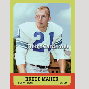 Custom Sports Cards by RetroCards: 1963 Lions: So Close And Yet So Far