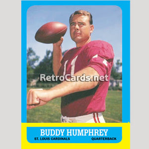 1963T Buddy Humphrey St. Louis Cardinals