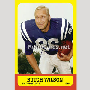 1963T Butch Wilson Baltimore Colts