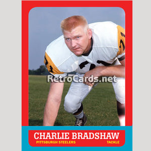 1963T Charlie Bradshaw Pittsburgh Steelers