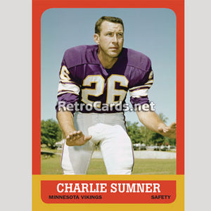 1963T Charlie Sumner Minnesota Vikings