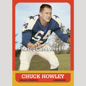 1963T Chuck Howley Dallas Cowboys