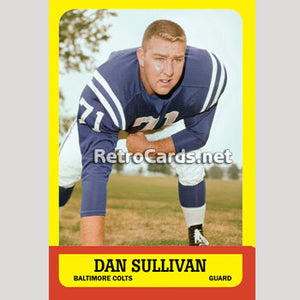 1963T Dan Sullivan Baltimore Colts