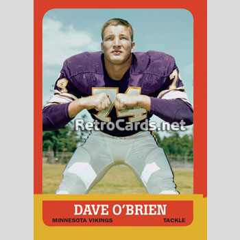 1963T-Dave-O'Brien-Minnesota-Vikings