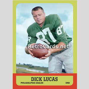 1963T Dick Lucas Philadelphia Eagles