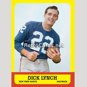 1963T Dick Lynch New Your Giants