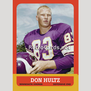 1963T Don Hultz Minnesota Vikings