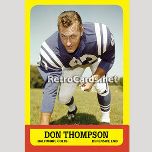 1963T Don Thompson Baltimore Colts