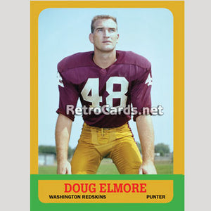 1963T Doug Elmore Washington Redskins