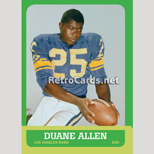 1963T Duane Allen Los Angeles Rams