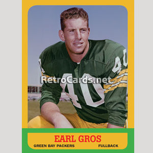 1963T Earl Gros Green Bay Packers