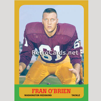 1963T-Fran-O'Bbrien-Redskins-Washington