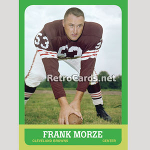 1963T Frank Morze Cleveland Browns