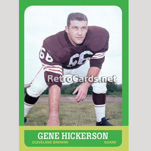 1963T Gene Hickerson Cleveland Browns