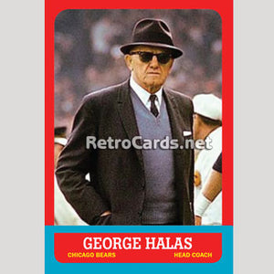 1963T George Halas Chicago Bears