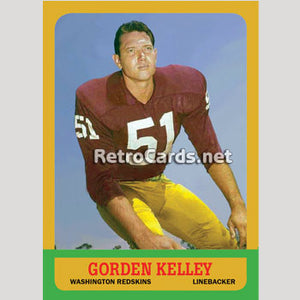 1963T Gorden Kelley Washington Redskins