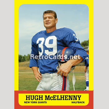 1963T Hugh McElhenny New Your Giants – RetroCards