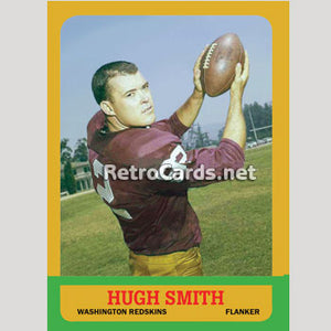 1963T Hugh Smith Washington Redskins