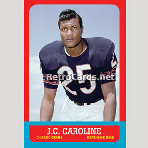 1963T J.C. Caroline Chicago Bears