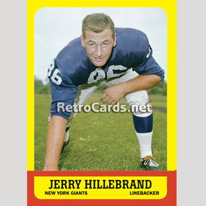 1963T Jerry Hillebrand New Your Giants