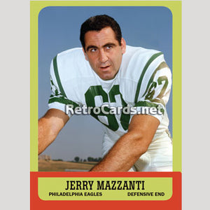 1963T Jerry Mazzanti Philadelphia Eagles