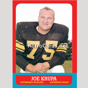 1963T Joe Krupa Pittsburgh Steelers