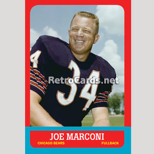 1963T Joe Marconi Chicago Bears