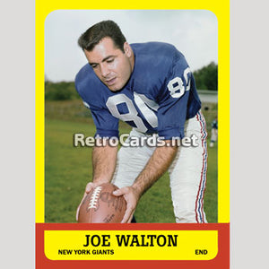 1963T Joe Walton New Your Giants