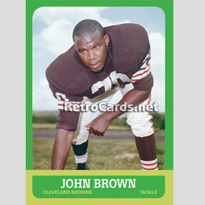 1963T John Brown Cleveland Browns