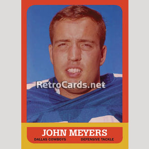 1963T John Meyers Dallas Cowboys