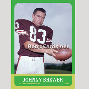 1963T Johnny Brewer Cleveland Browns