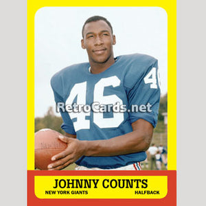 1963T Johnny Counts New Your Giants