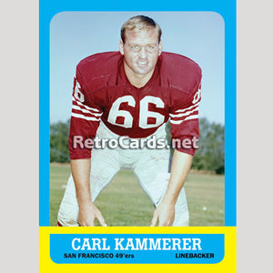 1963T Carl Kammerer San Francisco 49ers