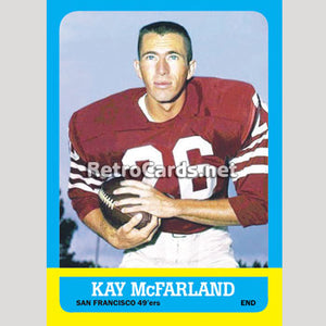 1963T Kay McFarland San Francisco 49ers