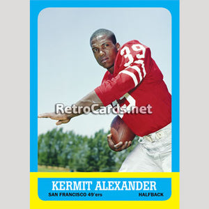 1963T Kermit Alexander San Francisco 49ers