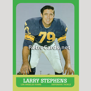 1963T Larry Stephens Los Angeles Rams