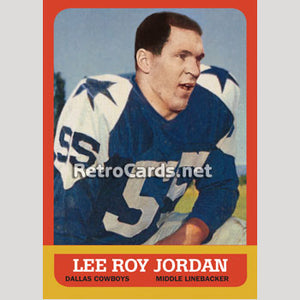 1963T Lee Roy Jordan Dallas Cowboys