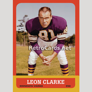 1963T Leon Clarke Minnesota Vikings