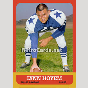 1963T Lynn Hoyem Dallas Cowboys