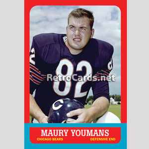1963T Maury Youmans Chicago Bears