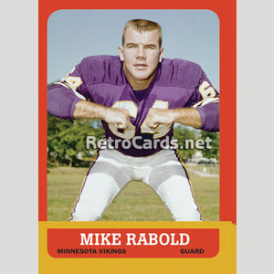 1963T Mike Rabold Minnesota Vikings
