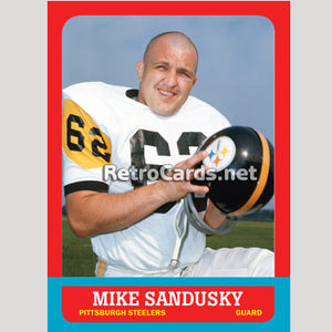 1963T Mike Sandusky Pittsburgh Steelers