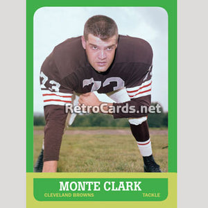 1963T Monte Clark Cleveland Browns