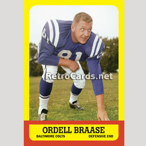 1963T Ordell Braase Baltimore Colts
