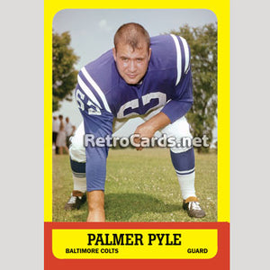 1963T Palmer Pyle Baltimore Colts