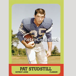 1963T Pat Studstill Detroit Lions