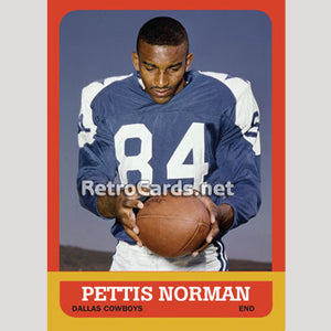 1963T Pettis Norman Dallas Cowboys
