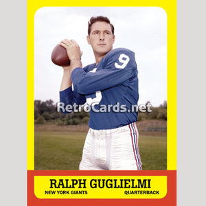 1963T Ralph Guglielmi New Your Giants